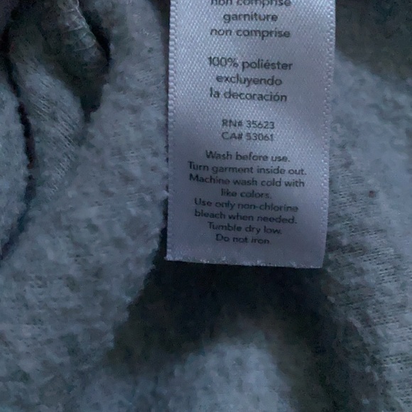 Girls 🐼 panda fleece sweatshirt - Picture 5 of 5